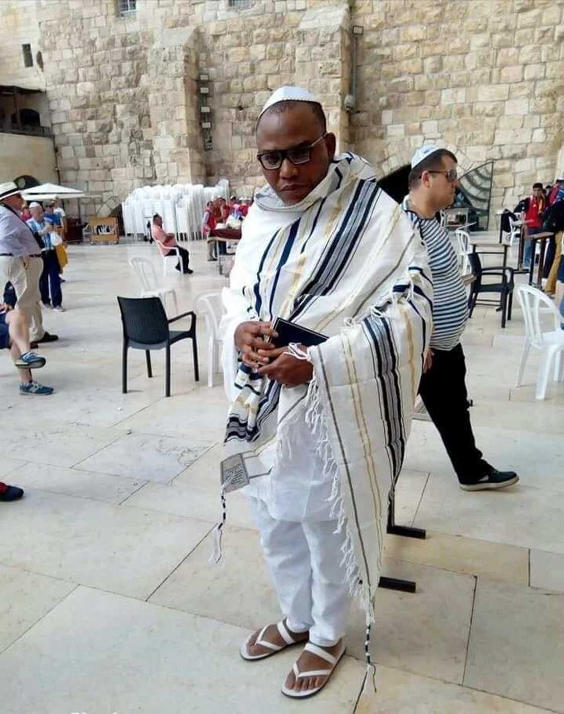 An gano ashe Nnamdi Kanu yana Jerusalem (Hotuna da Bidiyo) An gano ashe Nnamdi Kanu yana Jerusalem (Hotuna da Bidiyo)