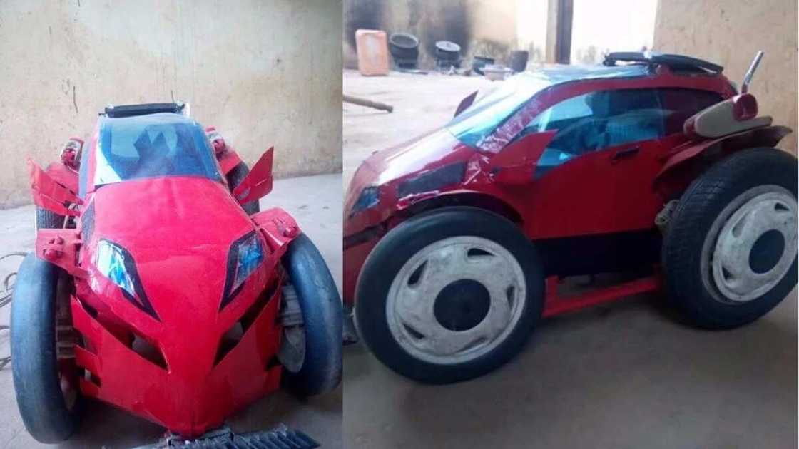 Talented Nigerian man constructs cars in Kebbi state Talented Nigerian man constructs cars in Kebbi state