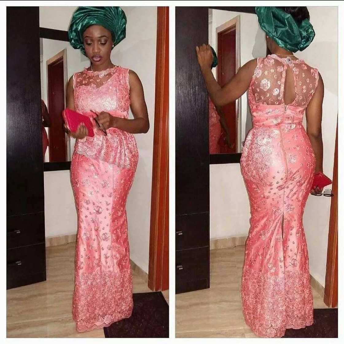 French lace in Aso Ebi styles French lace in Aso Ebi styles