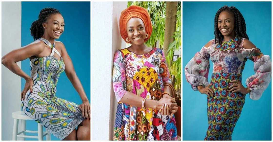 Kate Henshaw likes very bright ankara style