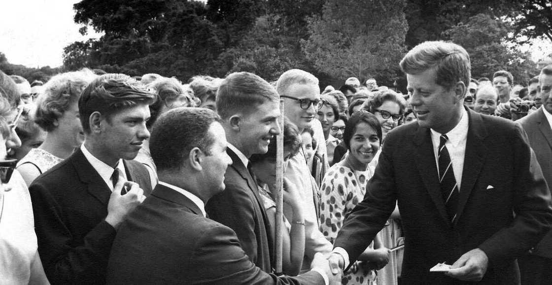 John Kennedy, the Peace Corps' founder John Kennedy, the Peace Corps' founder
