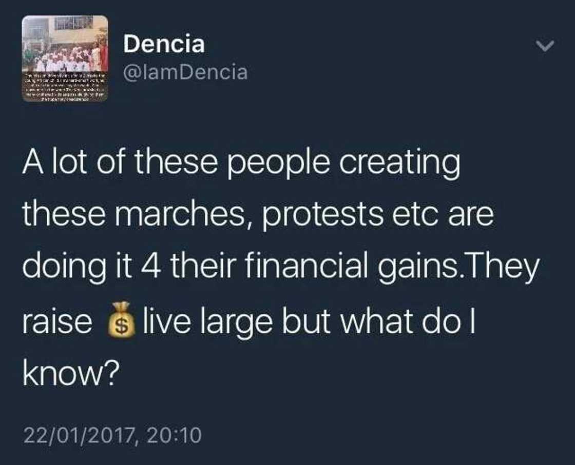Dencia says she does not support ‘marching for abortion’ Dencia says she does not support ‘marching for abortion’