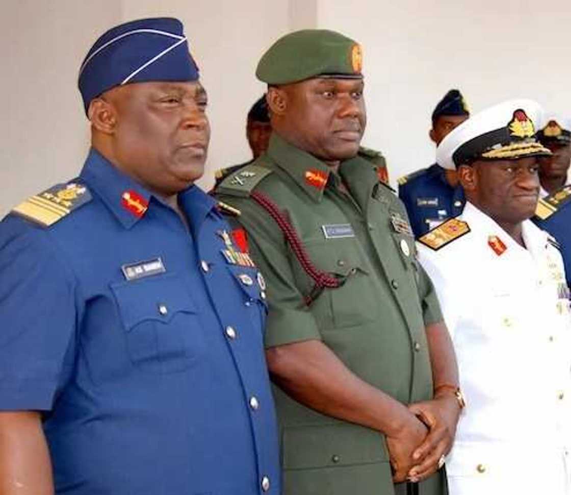 Buhari Sacks Service Chiefs; Names Replacements Buhari Sacks Service Chiefs; Names Replacements