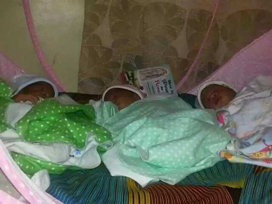 ‘Yar shekara 45 ta haifi ‘yan ukku ‘Yar shekara 45 ta haifi ‘yan ukku