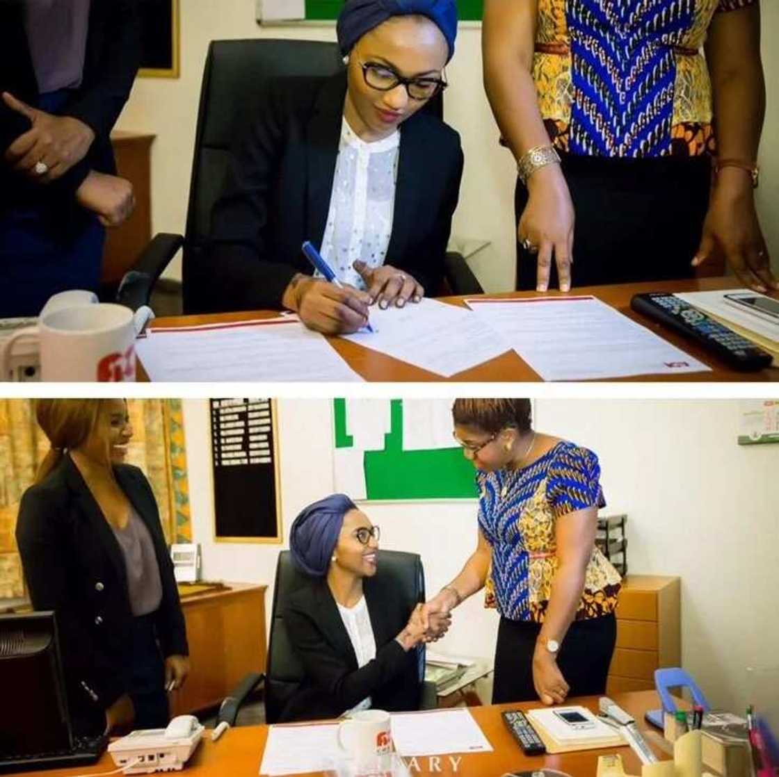 Zahra Buhari Gets New Job