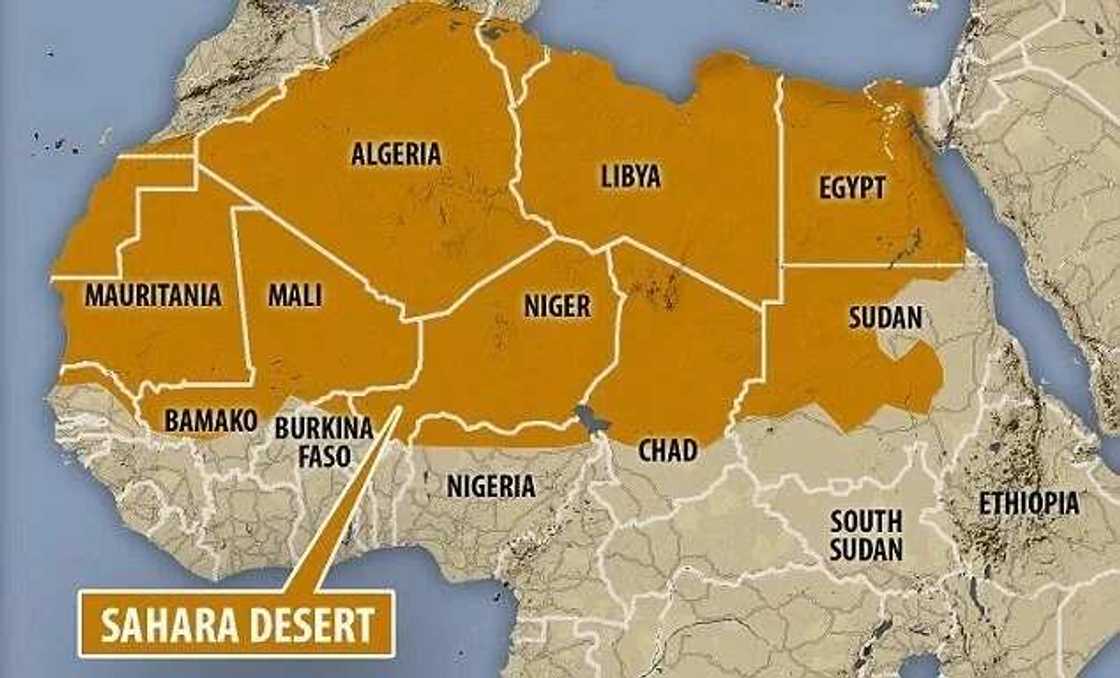 Which desert's edge is found at Nigeria's northernmost borderland? The Sahara desert is getting closer. Which desert's edge is found at Nigeria's northernmost borderland? The Sahara desert is getting closer.