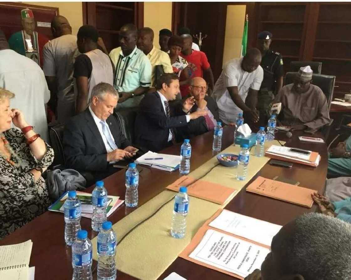 EU chief election observer to Nigeria Fisas meets Oyegun, Makarfi over preparation for 2019 elections EU chief election observer to Nigeria Fisas meets Oyegun, Makarfi over preparation for 2019 elections