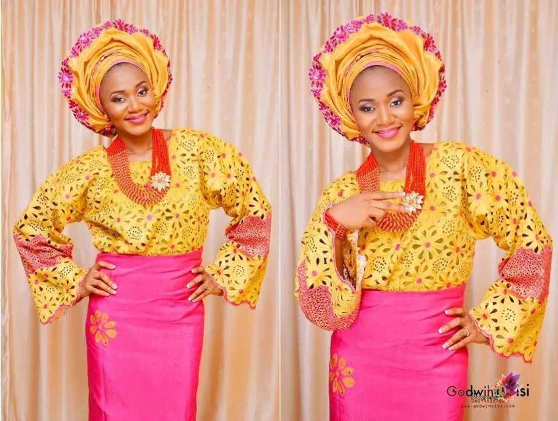 Yoruba traditional wedding dress