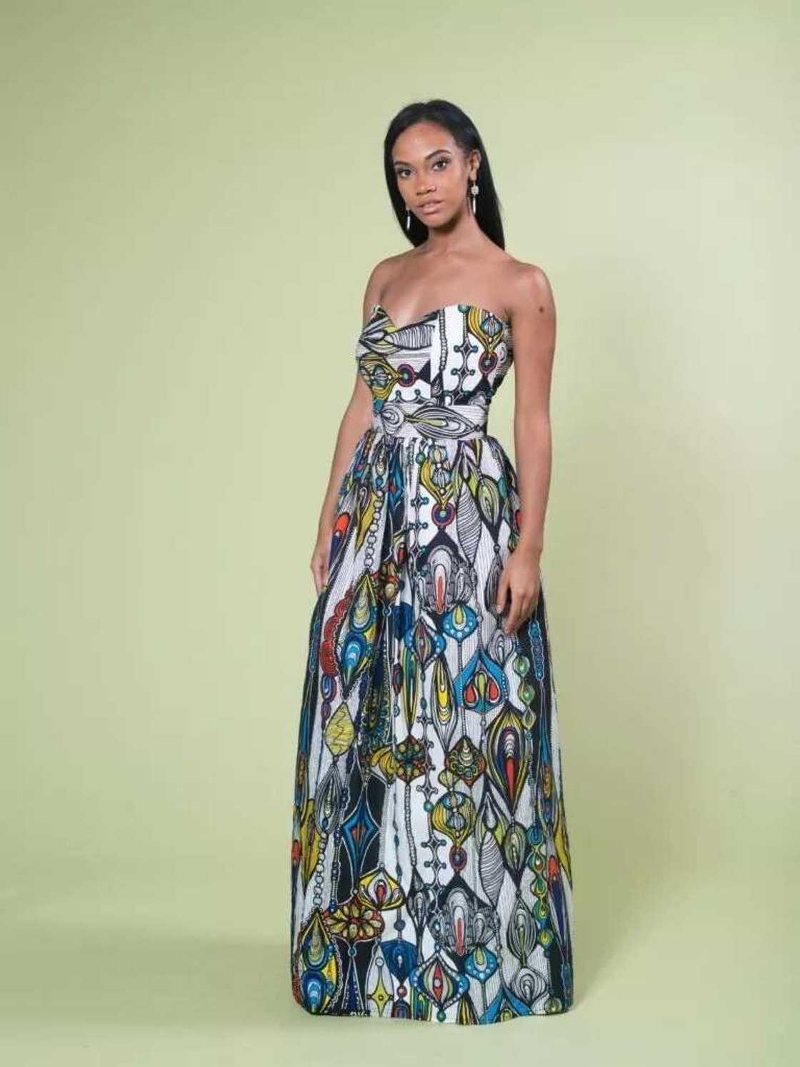 Long strapless sundress Long strapless sundress