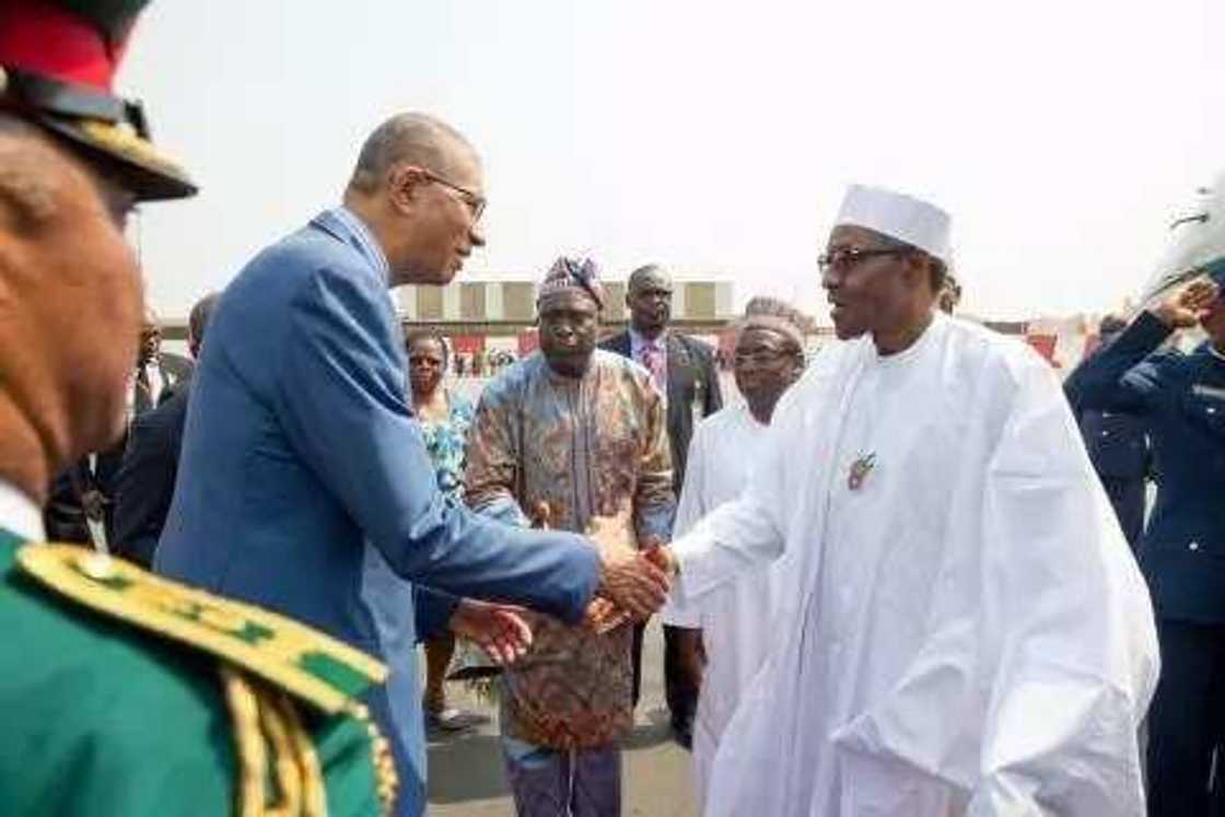 Buhari Arrives Cotonou For Niger Basin Authority Summit Buhari Arrives Cotonou For Niger Basin Authority Summit