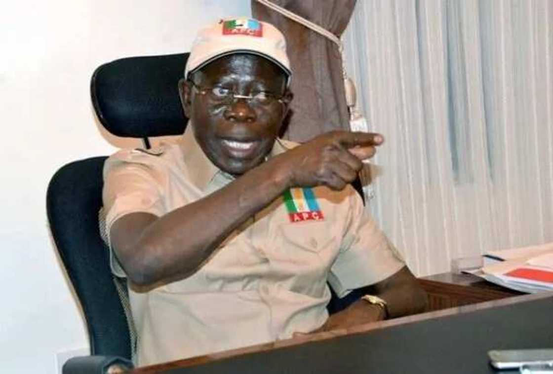 They see me as a threat because of 2023 - Oshiomhole cries out They see me as a threat because of 2023 - Oshiomhole cries out