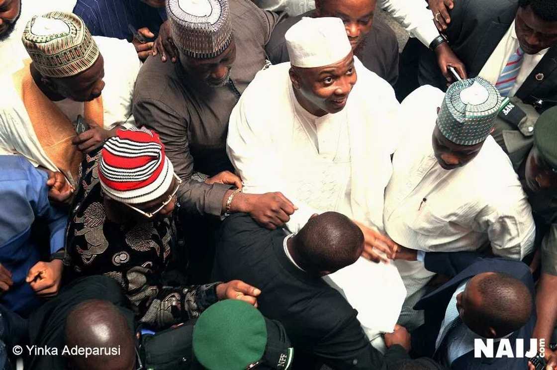 Senators who followed Saraki, others to court today (photos) Senators who followed Saraki, others to court today (photos)