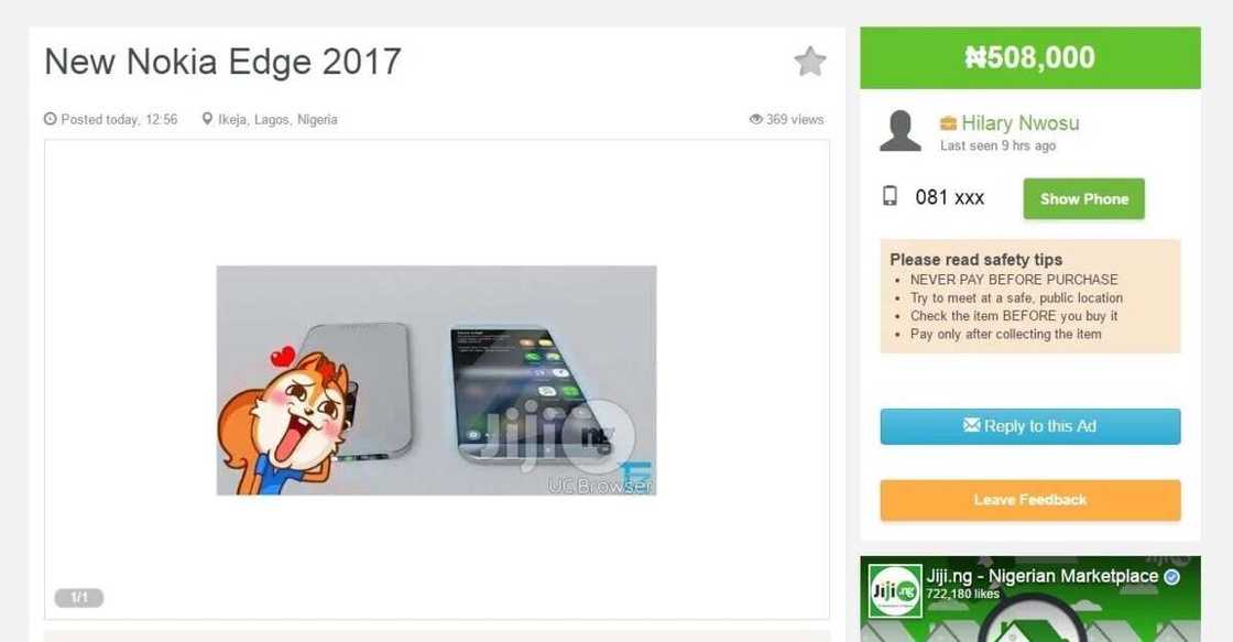 Nokia Edge Price in Nigeria Nokia Edge Price in Nigeria