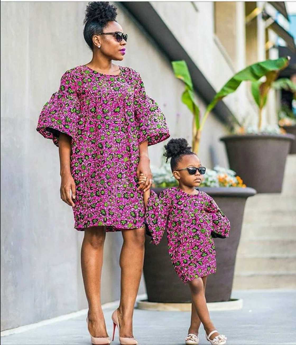 Adorable Ankara styles for mother and daughter Legit.ng