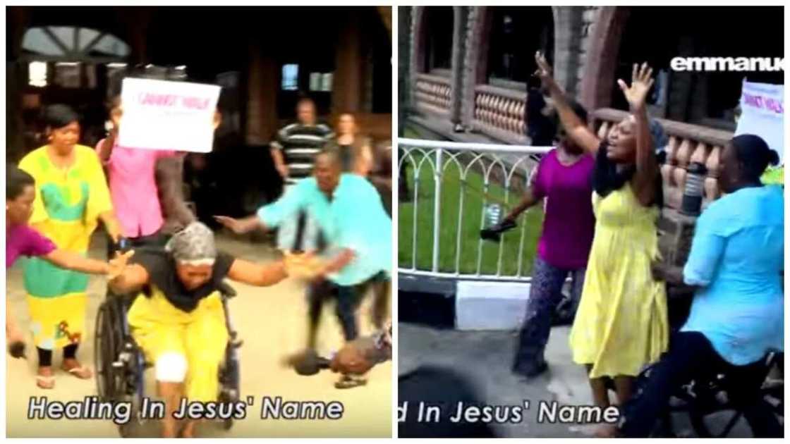 T.B. Joshua PRAYS For This Lady In A Wheelchair, then this happens T.B. Joshua PRAYS For This Lady In A Wheelchair, then this happens