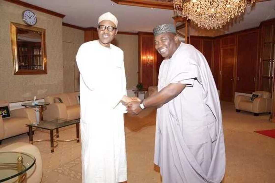 President Buhari meets with Enugu state governor President Buhari meets with Enugu state governor