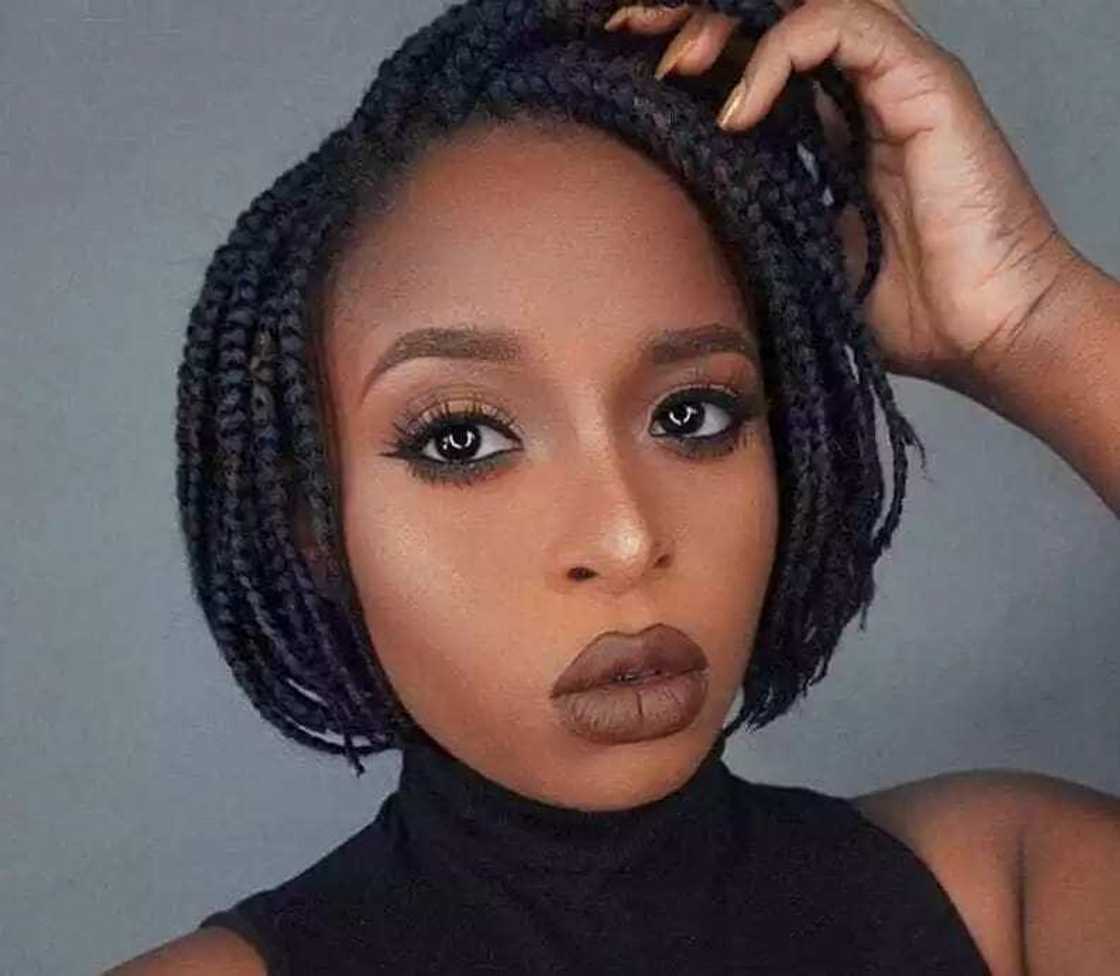 Top short bob braids