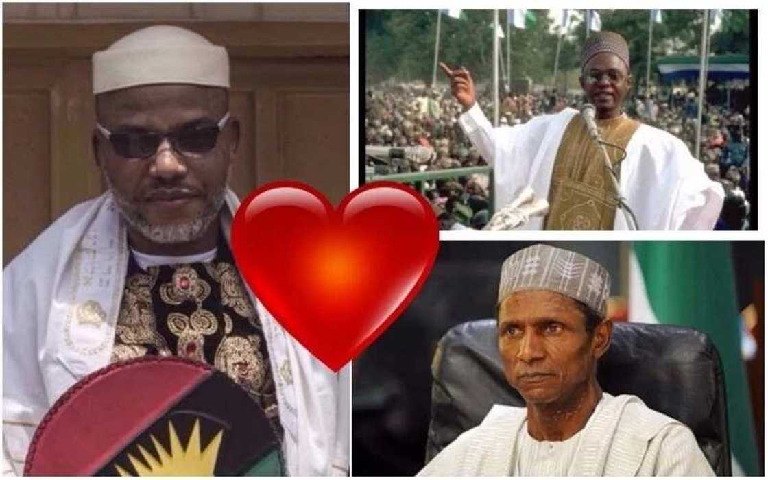 Dan tawaye Nnamdi Kanu ya yabi shuwagabannin arewa, ya soki Nnamdi Azzikiwe Dan tawaye Nnamdi Kanu ya yabi shuwagabannin arewa, ya soki Nnamdi Azzikiwe