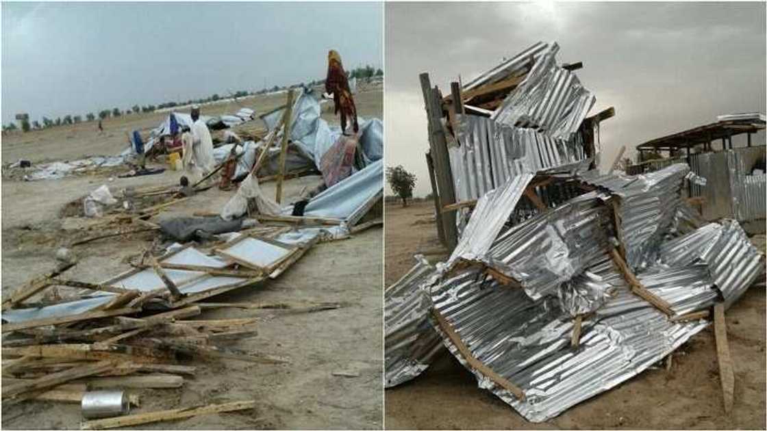 Rana zafi inuwa kuna: Yadda ruwan sama ya sanya yan gudun hijira su 2,500 cikin halin ni-yasu Rana zafi inuwa kuna: Yadda ruwan sama ya sanya yan gudun hijira su 2,500 cikin halin ni-yasu