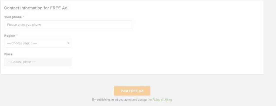 Post free ad on Jiji Post free ad on Jiji
