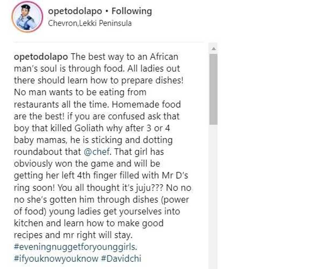 Zonal Police PRO Dolapo Badmus talks about how Davido’s new gilfriend Chioma won his heart Zonal Police PRO Dolapo Badmus talks about how Davido’s new gilfriend Chioma won his heart
