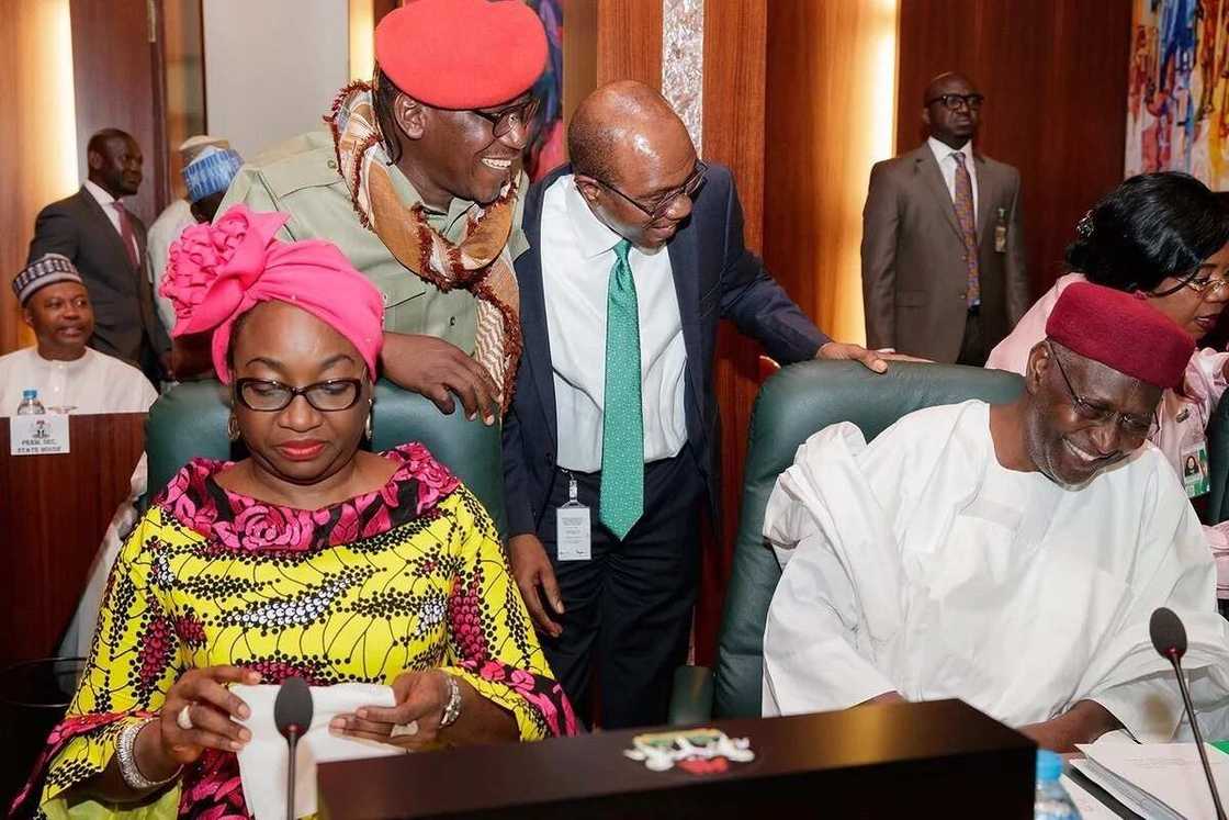 BREAKING: Alhassan storms Aso Rock for FEC meeting