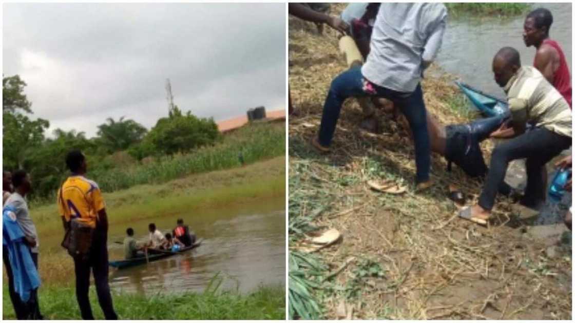 2 FUTA students drown during entrepreneurship training in school fish pond (photos) 2 FUTA students drown during entrepreneurship training in school fish pond (photos)