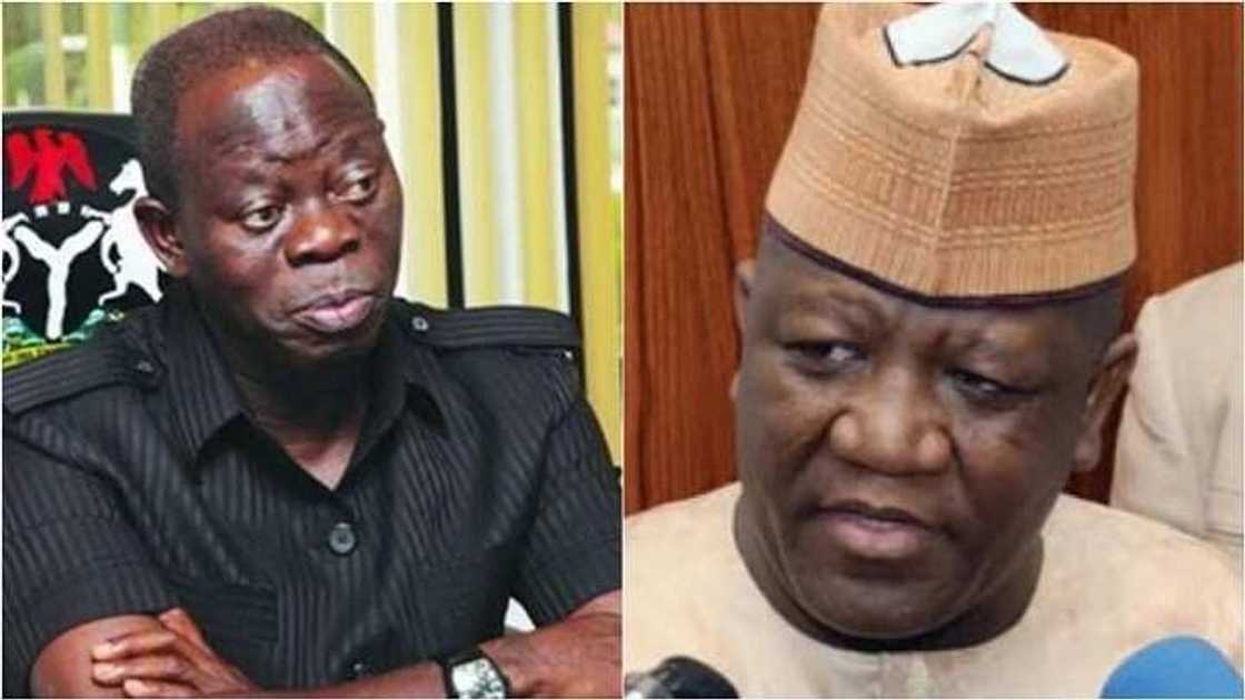 Rikicin siyasar Zamfara ya hada Oshiomhole da mataimakinsa rigima Rikicin siyasar Zamfara ya hada Oshiomhole da mataimakinsa rigima