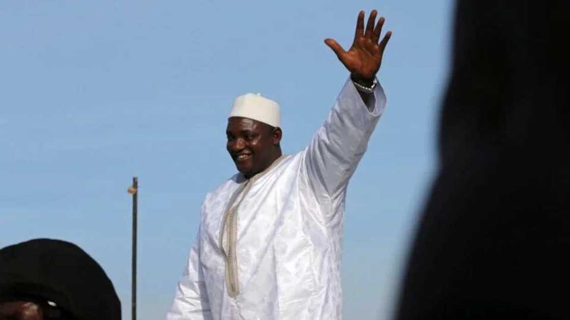 Photonews: See how President Barrow made his triumphant entry into Gambia (Photos)