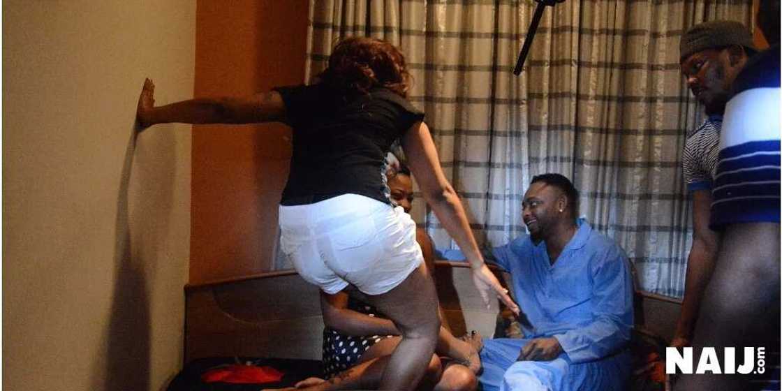 Legit.ng's Exclusive Peek At BTS Of Iyabo Ojo's Astray (Isina) Legit.ng's Exclusive Peek At BTS Of Iyabo Ojo's Astray (Isina)