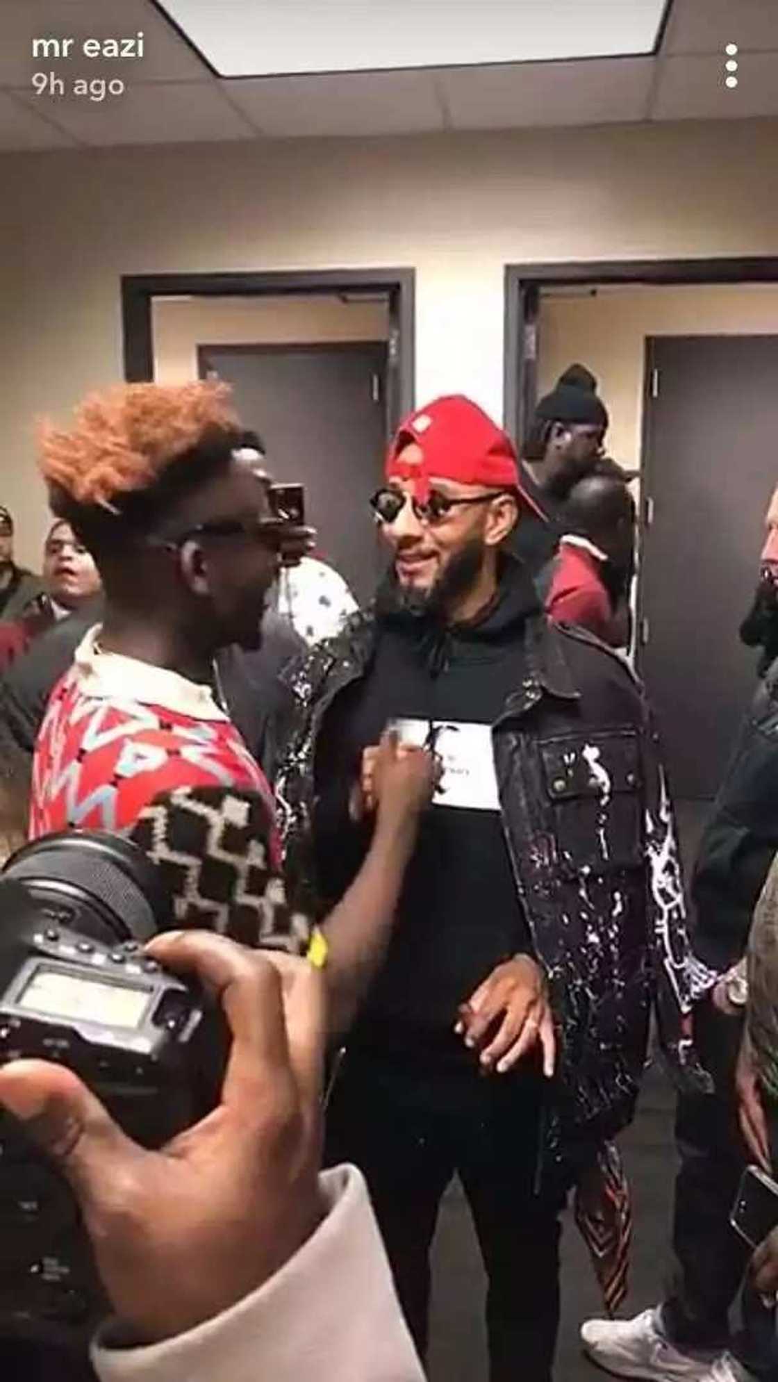 Mr Eazi takes to the stage with Jay Z, Chris Brown, Cardi B and DJ Khaled Mr Eazi takes to the stage with Jay Z, Chris Brown, Cardi B and DJ Khaled