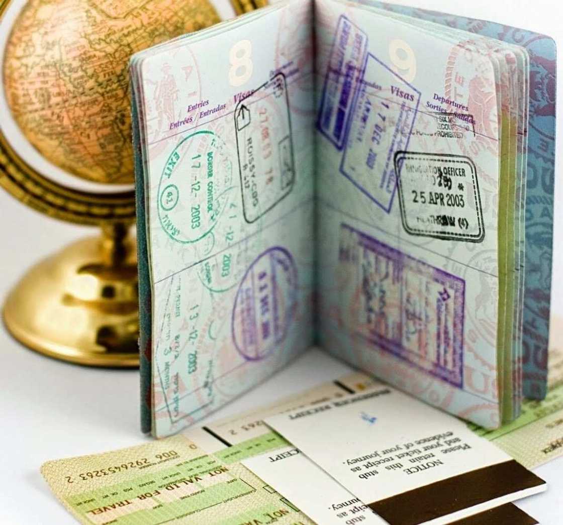 An international passport An international passport