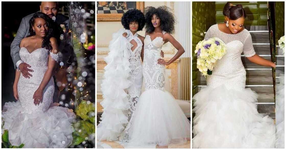 Nigerian mermaid wedding dresses