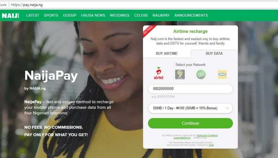 Legit.ng launches Naija Pay - The most convenient way to buy airtime and data!