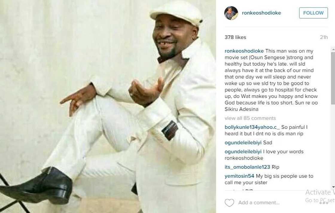 One day we will sleep and never wake up - Ronke Oshodi Oke One day we will sleep and never wake up - Ronke Oshodi Oke