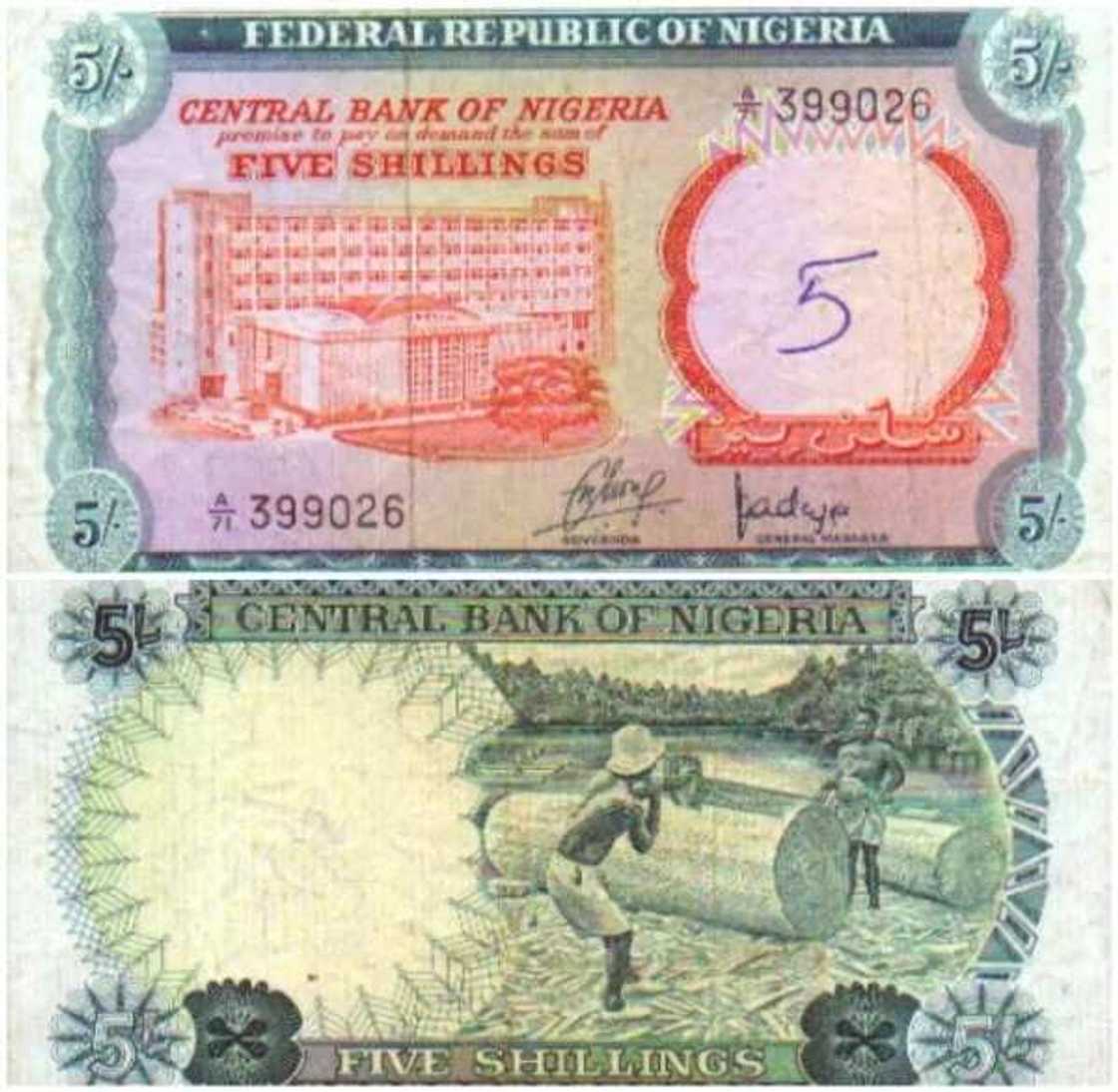 Checkout Nigerian currency from past to present