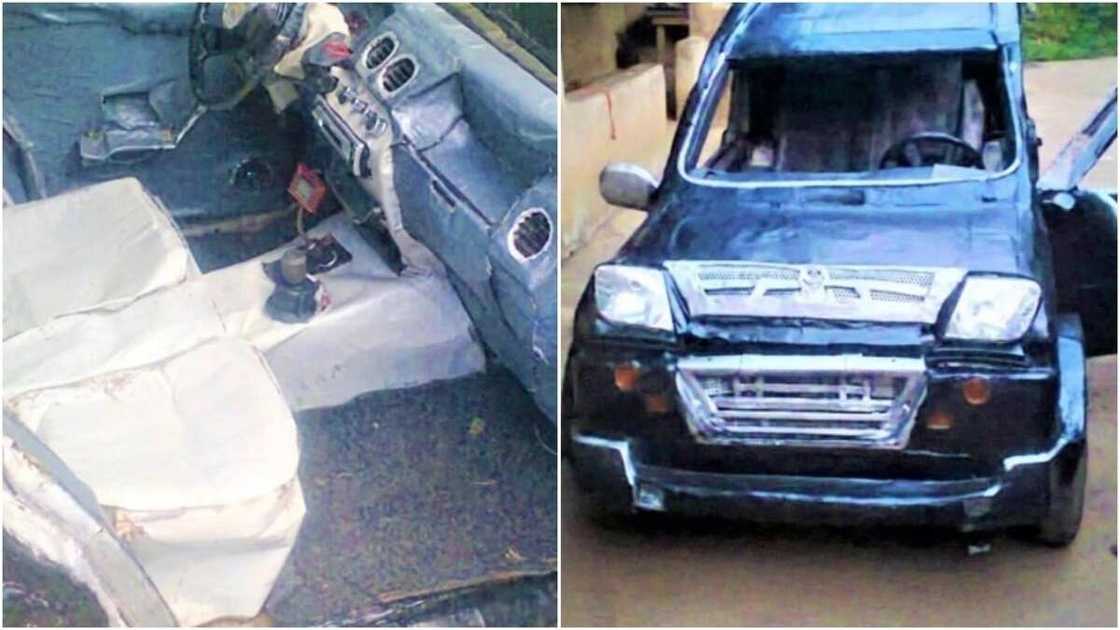 Wani dan Najeriya ya kashe naira dubu 80 katchal wajen kera mota, kalli hotunan Wani dan Najeriya ya kashe naira dubu 80 katchal wajen kera mota, kalli hotunan