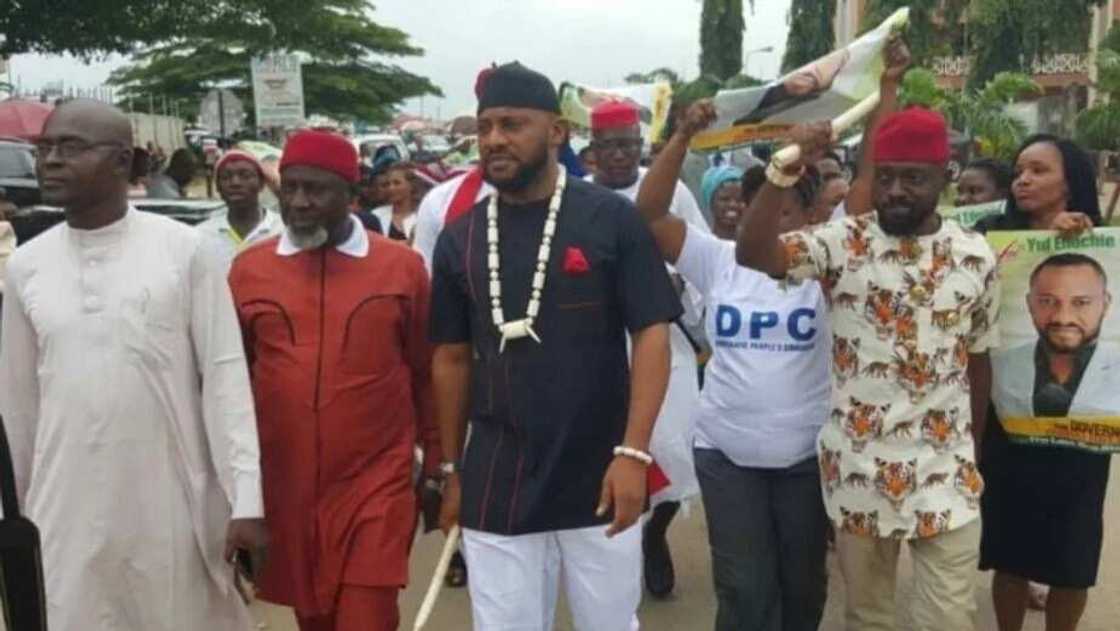 Nollywood actor Yul Edochie, picks Anambra governorship nomination form (photos)