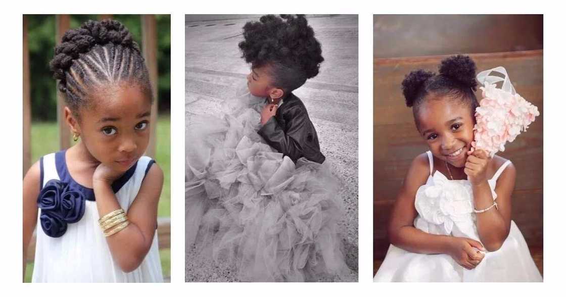 Little bride hairstyles in Nigeria Little bride hairstyles in Nigeria
