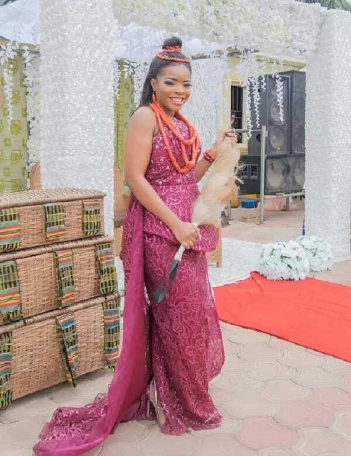 Photos from Laura Ikeji's traditional marriage