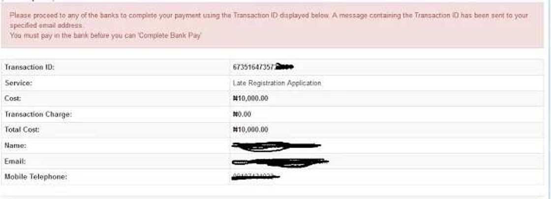 Payment page 2 Payment page 2