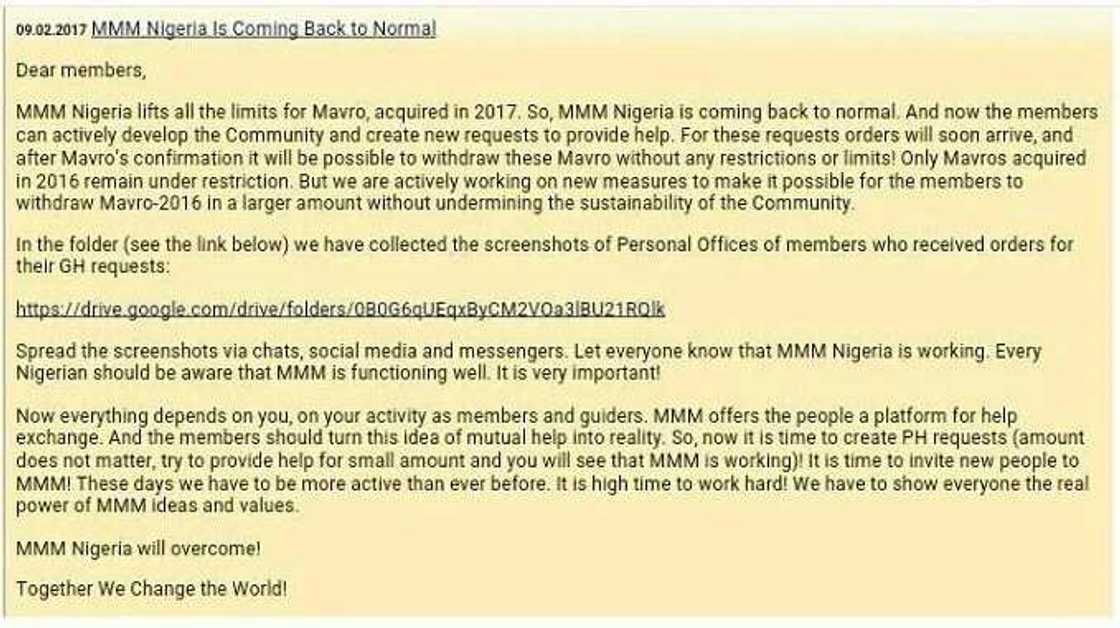 MMM is dead, old mavros gone