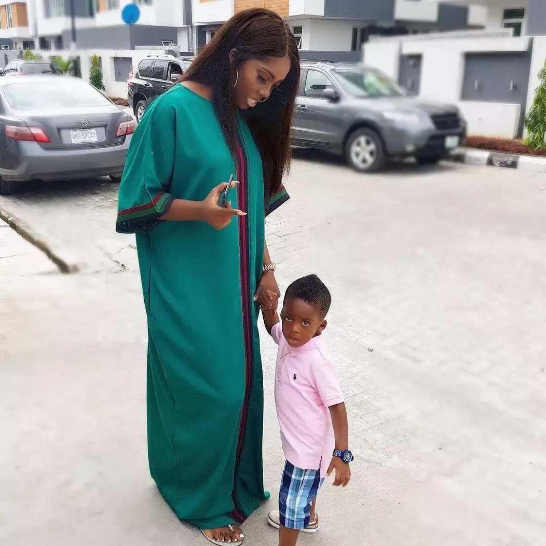 Nigerian celebrities and their adorable children Nigerian celebrities and their adorable children