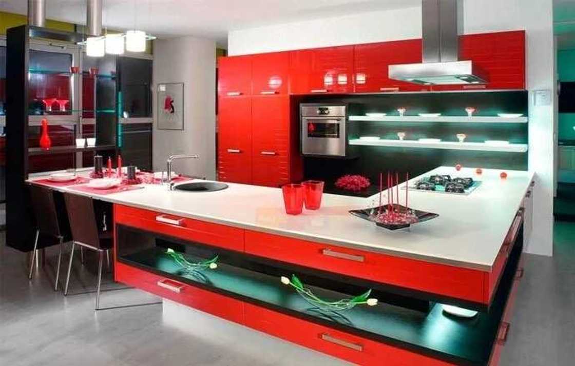 high-tech kitchen designs in Nigeria