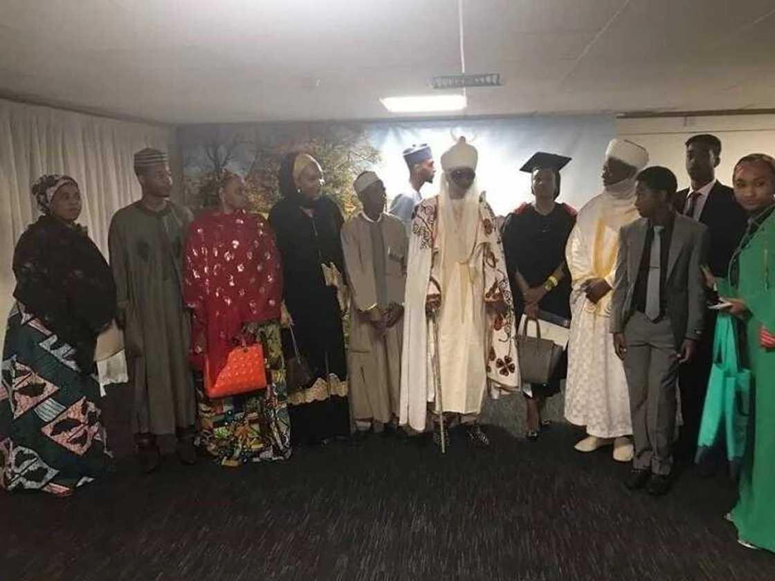 Hotuna: Diyar Sarkin musulmi Sa'ad Abubakar II ta kamalla digiri a Ingila