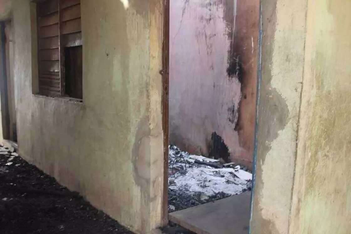 Suspected cultists attack Muslim primary school in Akure, burn head mistress office (photos) Suspected cultists attack Muslim primary school in Akure, burn head mistress office (photos)