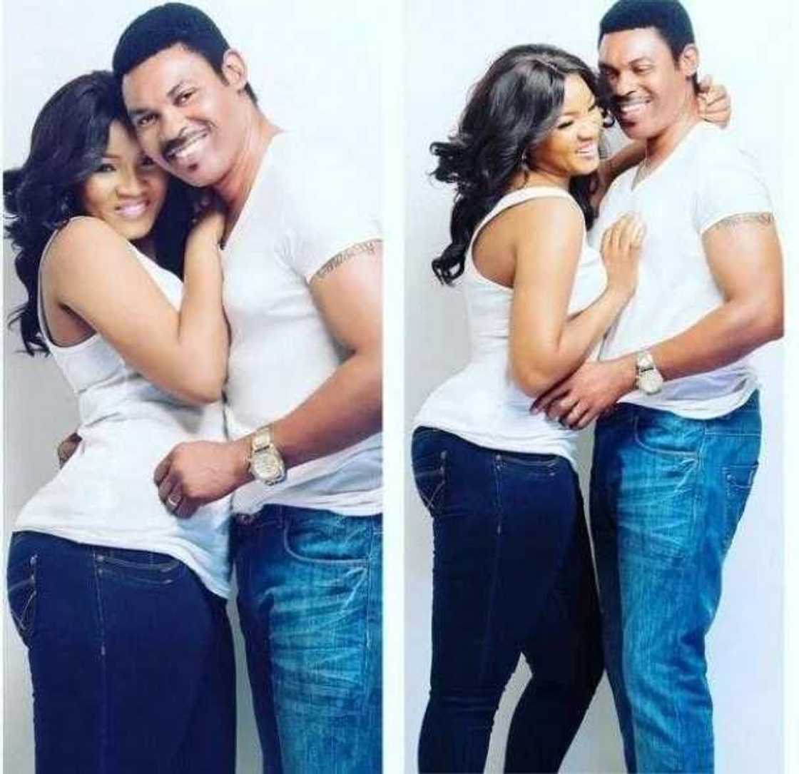 Captain Mathew Ekeinde and Omotola Jalade Captain Mathew Ekeinde and Omotola Jalade