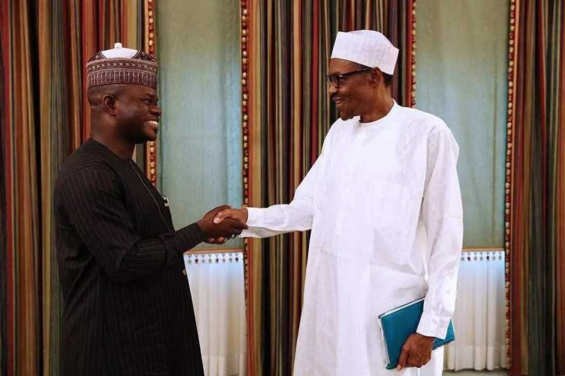 Yahaya Bello on the meeting Yahaya Bello on the meeting