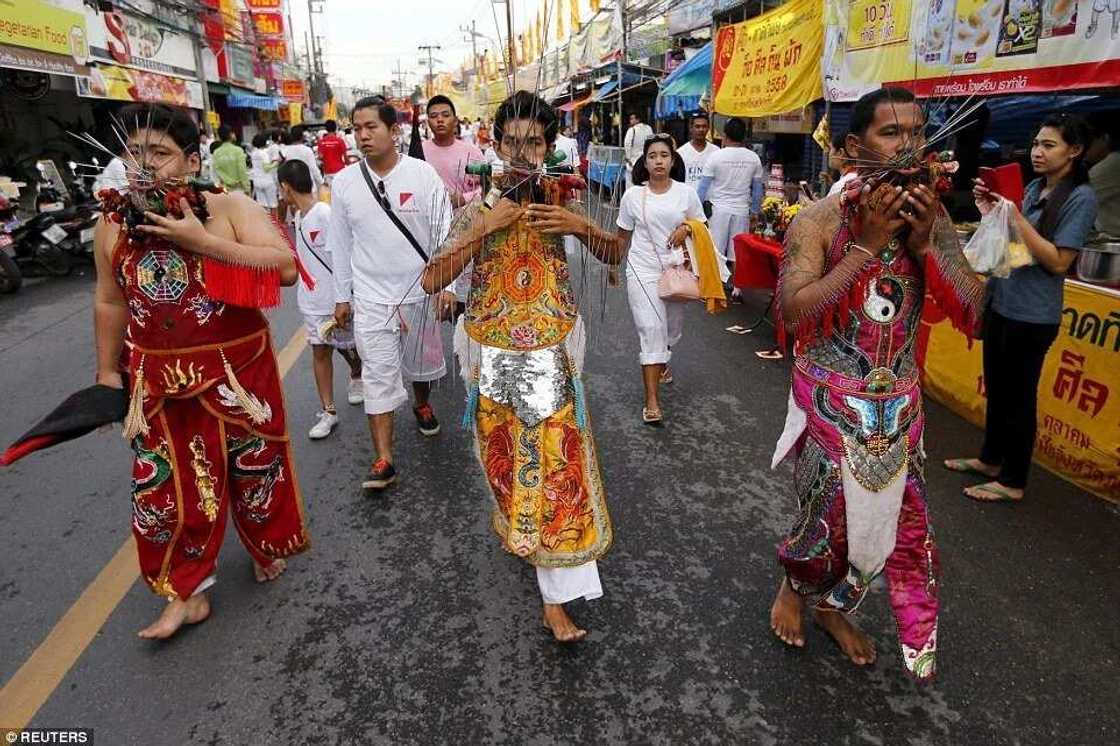 Extreme Vegetarian Festival Is Celebrated Across Thailand
