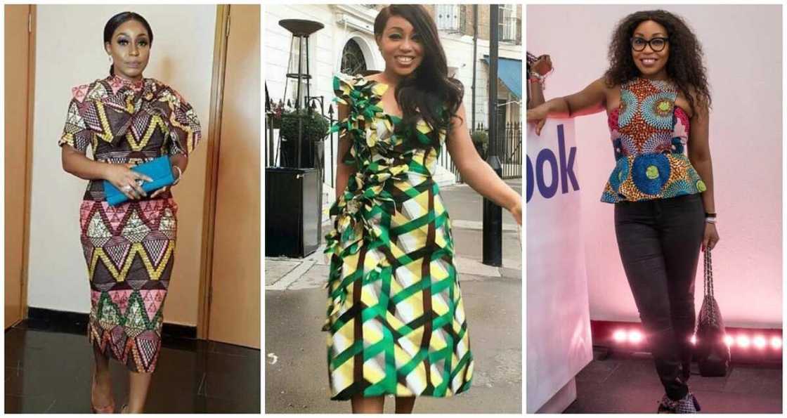 Rita Dominic prefers abstraction and stripes Rita Dominic prefers abstraction and stripes